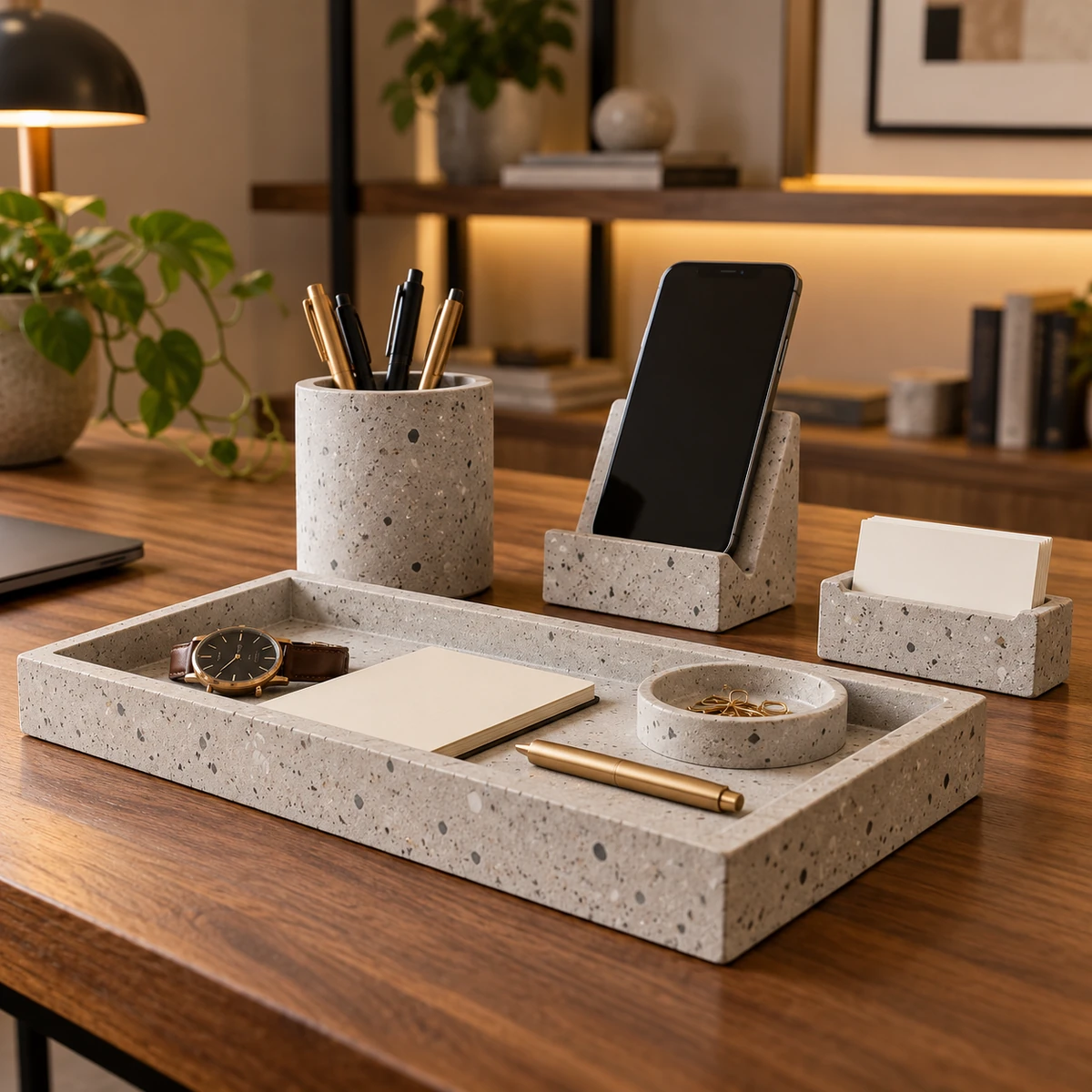 طقم مكتب متكامل Terrazzo