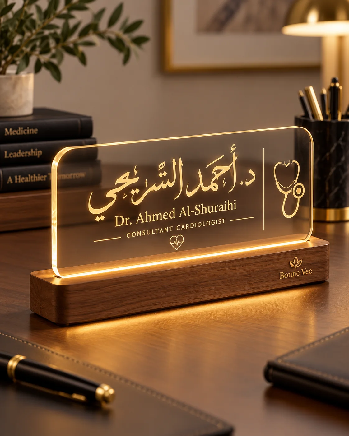 ستاند مكتب مهني مضيء
