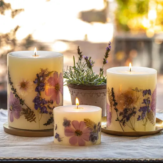 طقم شموع بلوم هاند ميد – Botanical Bloom صورة 4